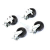 Castors, Set of 4, 3", KIT, 1/2" STEM, 3" Wheel Diameter(SKU - 883720)