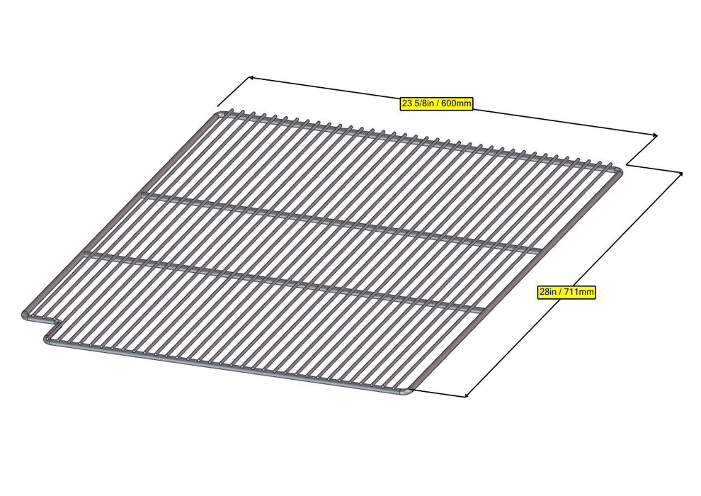 Gray Wire Shelf, Right (SKU - 868205-040)
