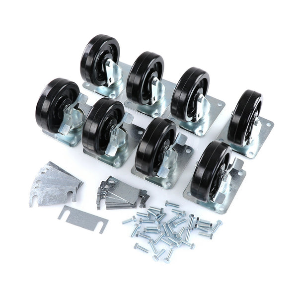 CASTOR KIT SET OF 8-5" (SKU - 809749)