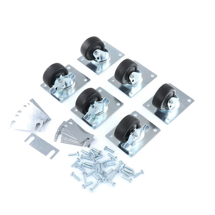 CASTOR KIT SET OF 6-3"(SKU - 809744)