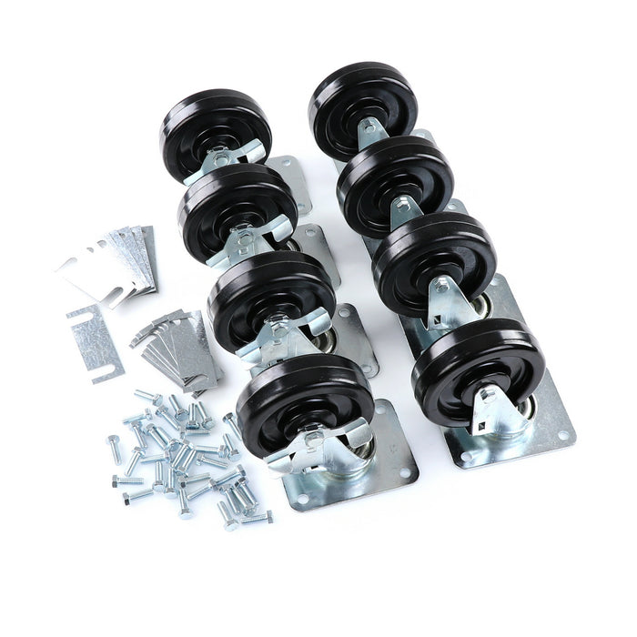 CASTOR KIT SET OF 8-5" (SKU - 809749)
