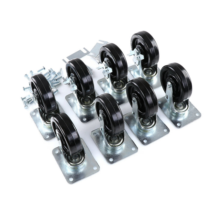 CASTOR KIT SET OF 8-5" (SKU - 809749)