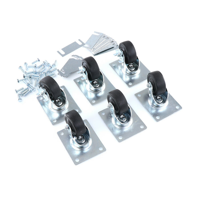 CASTOR KIT SET OF 6-3"(SKU - 809744)