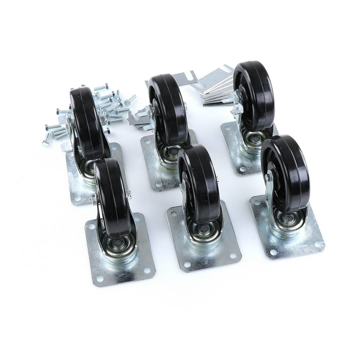 CASTOR KIT SET OF 6-5"(SKU - 809748)