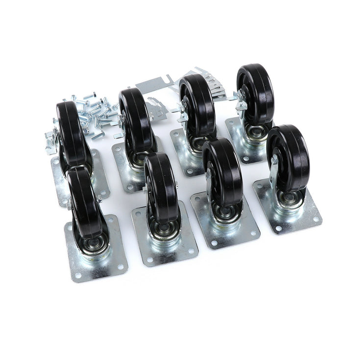 CASTOR KIT SET OF 8-5" (SKU - 809749)