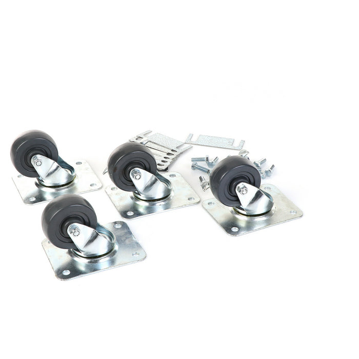 CASTOR KIT TBR/TDR 3" SET OF 4(SKU - 808942)