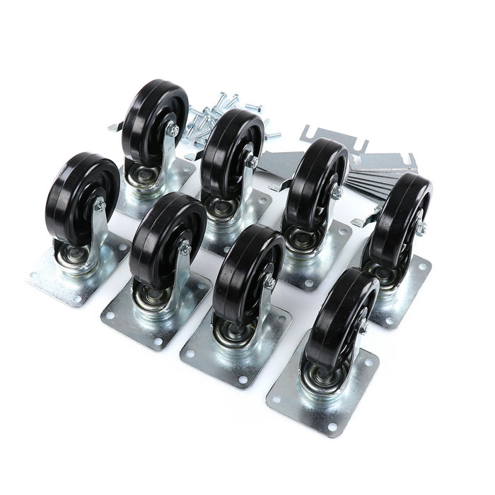 CASTOR KIT SET OF 8-5" (SKU - 809749)