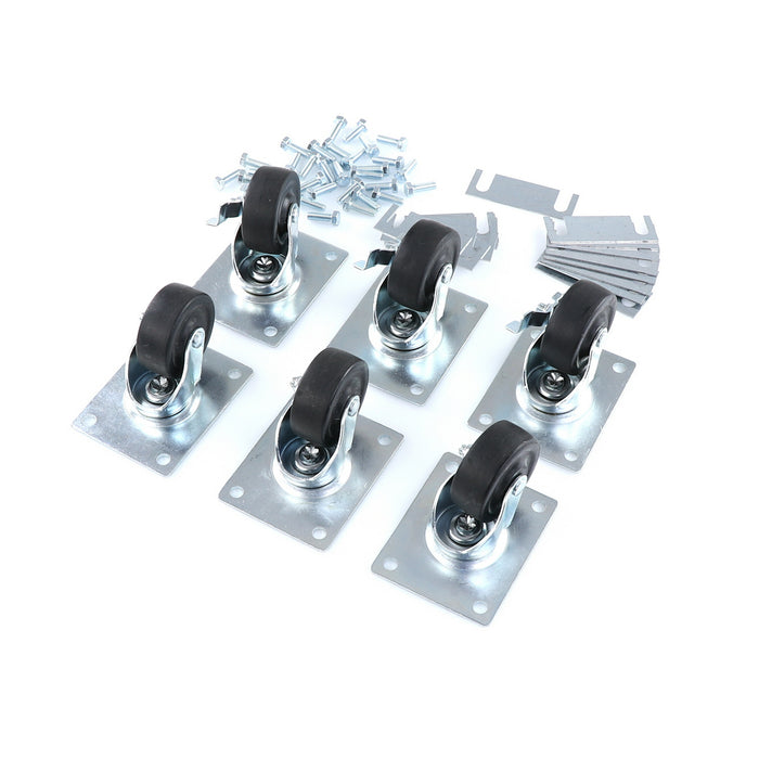 CASTOR KIT SET OF 6-3"(SKU - 809744)