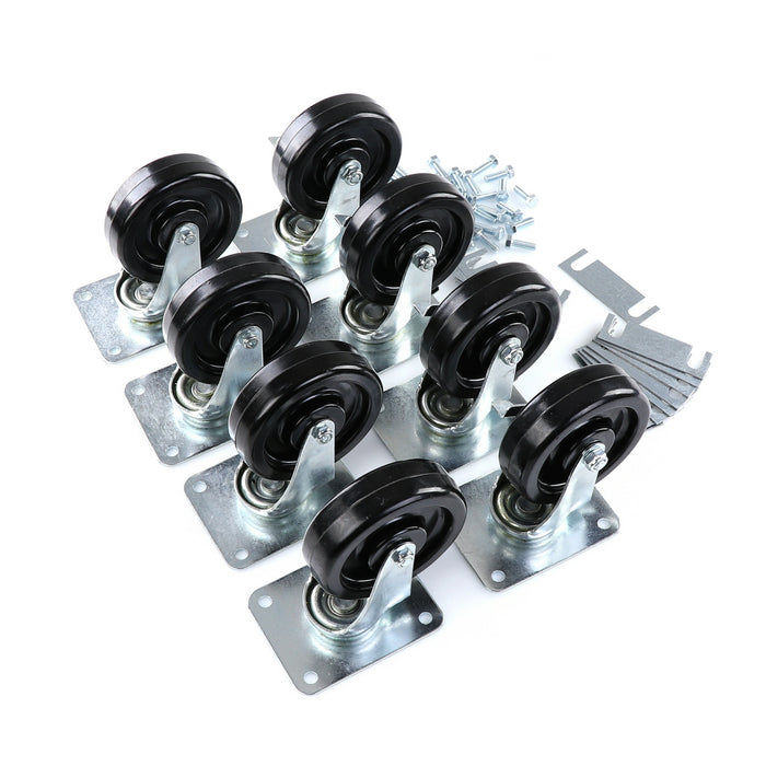 CASTOR KIT SET OF 8-5" (SKU - 809749)