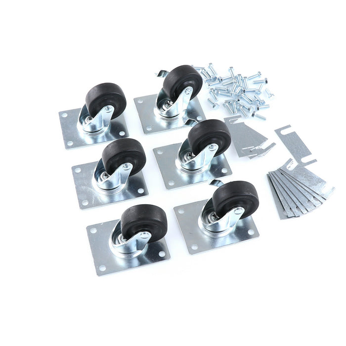 CASTOR KIT SET OF 6-3"(SKU - 809744)