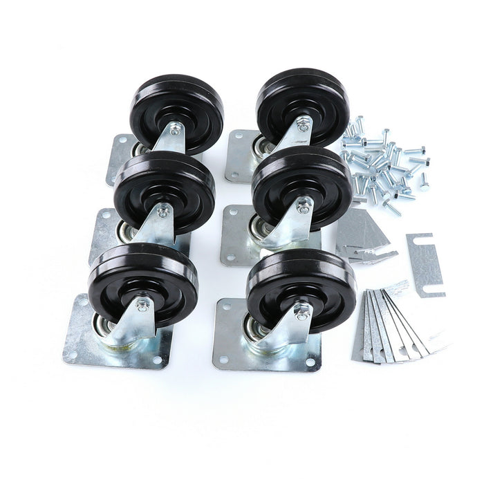 CASTOR KIT SET OF 6-5"(SKU - 809748)