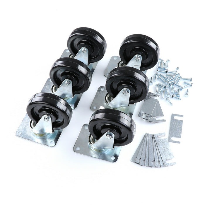 CASTOR KIT SET OF 6-5"(SKU - 809748)