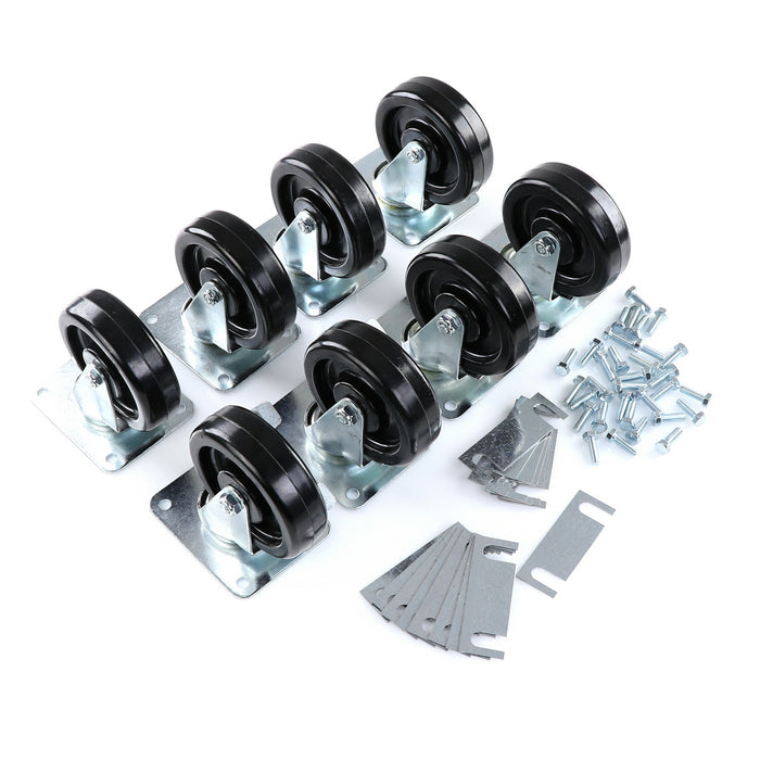 CASTOR KIT SET OF 8-5" (SKU - 809749)
