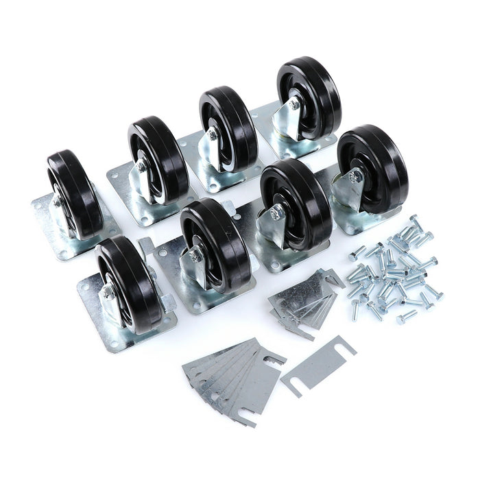 CASTOR KIT SET OF 8-5" (SKU - 809749)