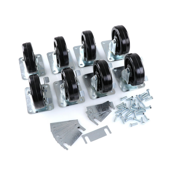 CASTOR KIT SET OF 8-5" (SKU - 809749)