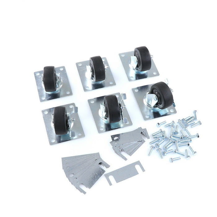 CASTOR KIT SET OF 6-3"(SKU - 809744)