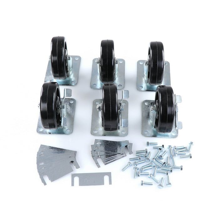 CASTOR KIT SET OF 6-5"(SKU - 809748)