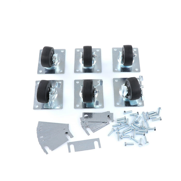 CASTOR KIT SET OF 6-3"(SKU - 809744)