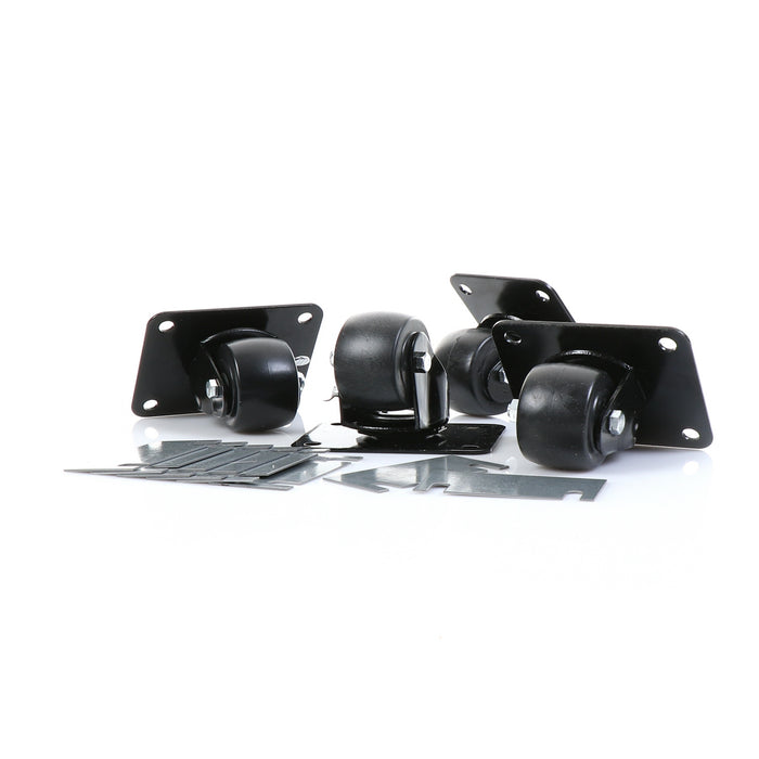 CASTOR, SET/4, 2-1/2" KIT, PLATFORM  2 1/2" DIAMETER  (4" X 5-1/8" PLATFORM)(SKU - 881029)