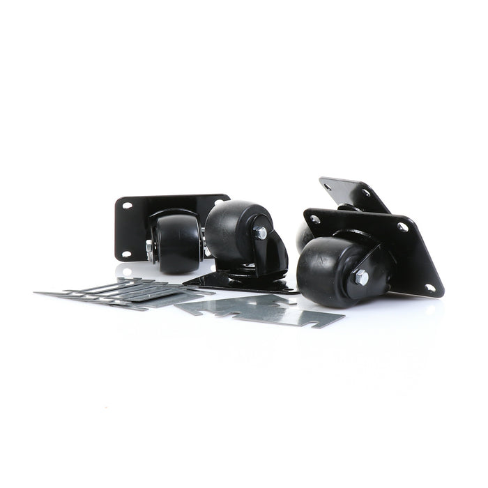 CASTOR, SET/4, 2-1/2" KIT, PLATFORM  2 1/2" DIAMETER  (4" X 5-1/8" PLATFORM)(SKU - 881029)