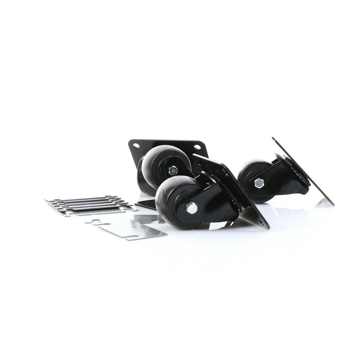 CASTOR, SET/4, 2-1/2" KIT, PLATFORM  2 1/2" DIAMETER  (4" X 5-1/8" PLATFORM)(SKU - 881029)