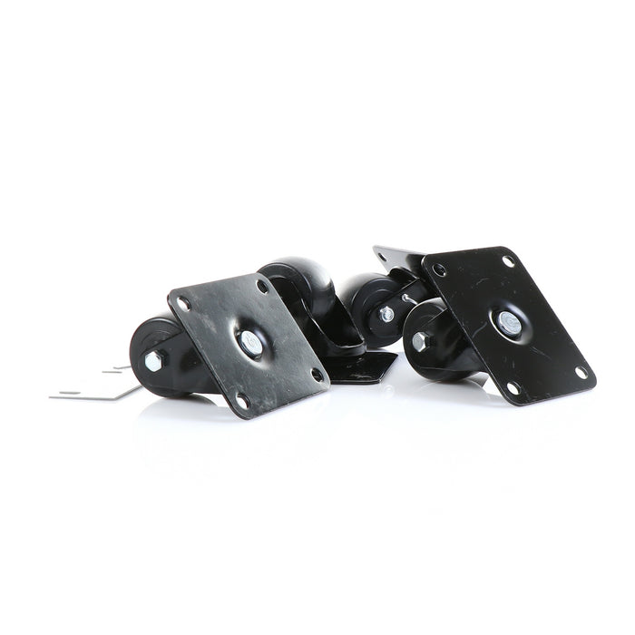 CASTOR, SET/4, 2-1/2" KIT, PLATFORM  2 1/2" DIAMETER  (4" X 5-1/8" PLATFORM)(SKU - 881029)