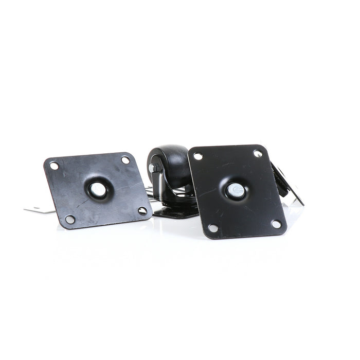 CASTOR, SET/4, 2-1/2" KIT, PLATFORM  2 1/2" DIAMETER  (4" X 5-1/8" PLATFORM)(SKU - 881029)