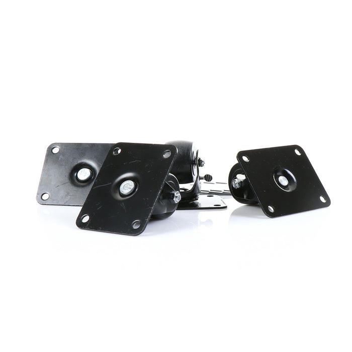 CASTOR, SET/4, 2-1/2" KIT, PLATFORM  2 1/2" DIAMETER  (4" X 5-1/8" PLATFORM)(SKU - 881029)