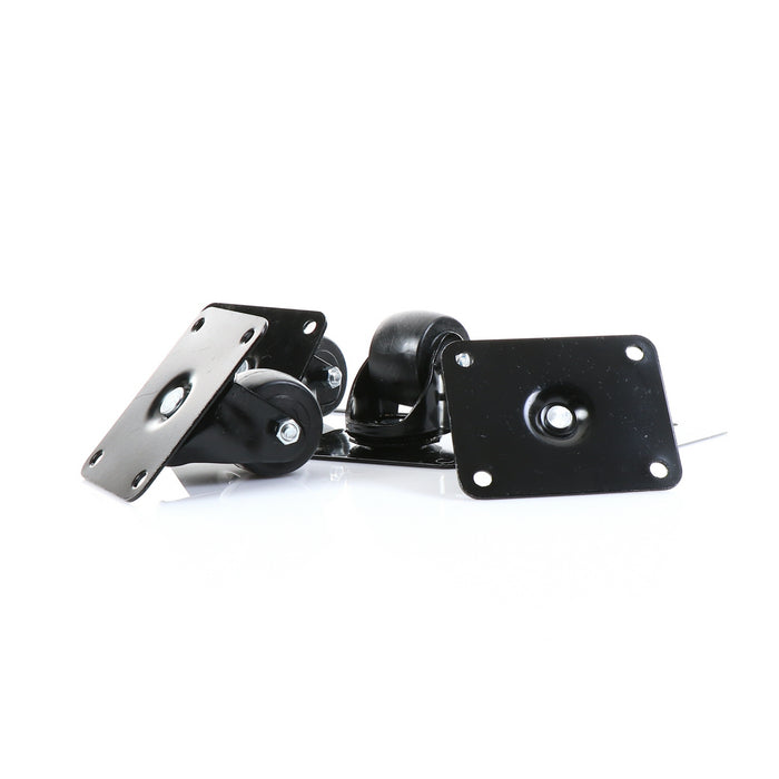 CASTOR, SET/4, 2-1/2" KIT, PLATFORM  2 1/2" DIAMETER  (4" X 5-1/8" PLATFORM)(SKU - 881029)