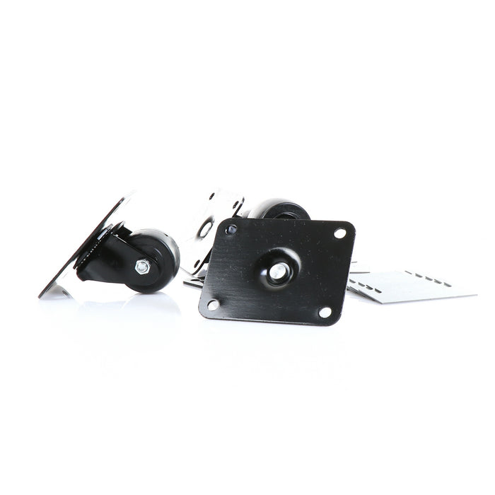 CASTOR, SET/4, 2-1/2" KIT, PLATFORM  2 1/2" DIAMETER  (4" X 5-1/8" PLATFORM)(SKU - 881029)
