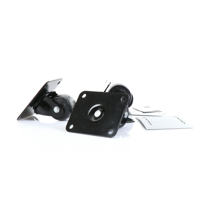 CASTOR, SET/4, 2-1/2" KIT, PLATFORM  2 1/2" DIAMETER  (4" X 5-1/8" PLATFORM)(SKU - 881029)