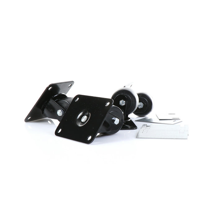 CASTOR, SET/4, 2-1/2" KIT, PLATFORM  2 1/2" DIAMETER  (4" X 5-1/8" PLATFORM)(SKU - 881029)