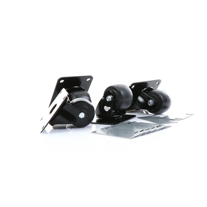 CASTOR, SET/4, 2-1/2" KIT, PLATFORM  2 1/2" DIAMETER  (4" X 5-1/8" PLATFORM)(SKU - 881029)