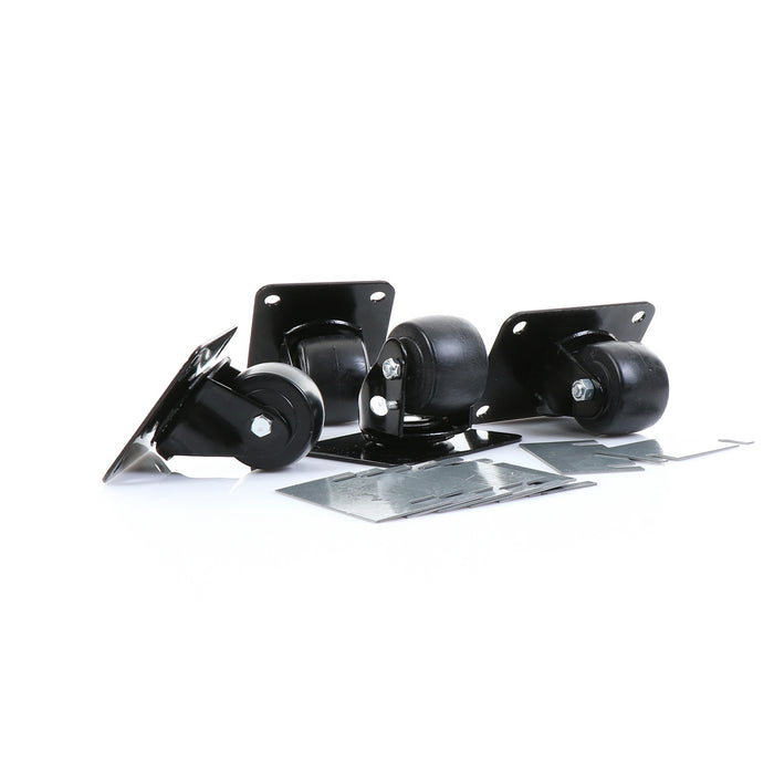 CASTOR, SET/4, 2-1/2" KIT, PLATFORM  2 1/2" DIAMETER  (4" X 5-1/8" PLATFORM)(SKU - 881029)