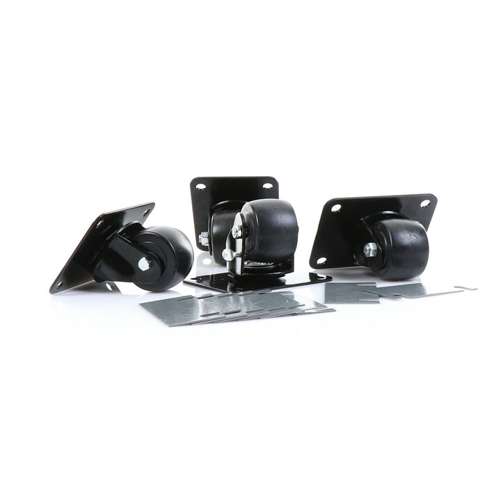 CASTOR, SET/4, 2-1/2" KIT, PLATFORM  2 1/2" DIAMETER  (4" X 5-1/8" PLATFORM)(SKU - 881029)