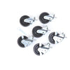Castors, Set of 6, 4" Wheel Diameter(SKU - 830278)