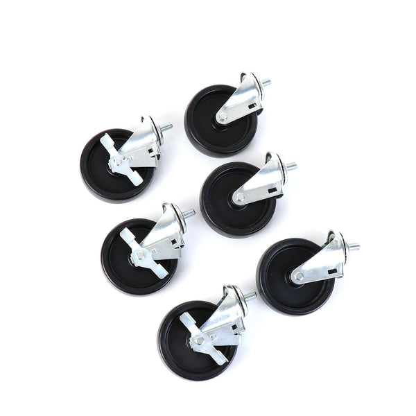 Castors, Set of 6, 5" Wheel Diameter(SKU - 830283)