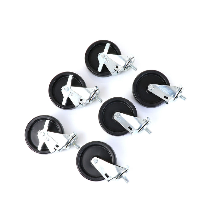 Castors, Set of 6, 5" Wheel Diameter(SKU - 830283)