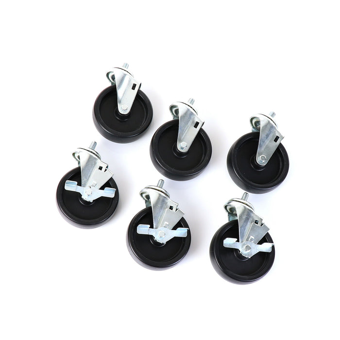 Castors, Set of 6, 5" Wheel Diameter(SKU - 830283)
