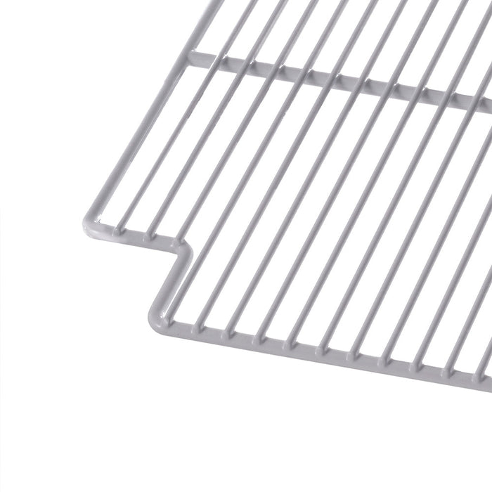 White Wire Shelf, TSSU/TUC-60, Right Side, Left notched(SKU - 905615-038)