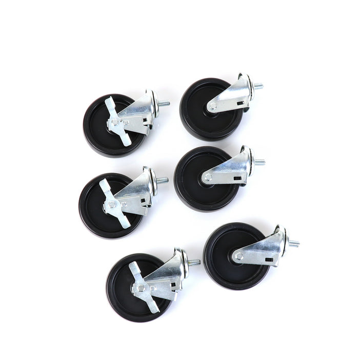 Castors, Set of 6, 5" Wheel Diameter(SKU - 830283)