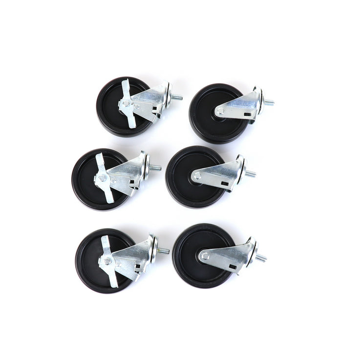 Castors, Set of 6, 5" Wheel Diameter(SKU - 830283)