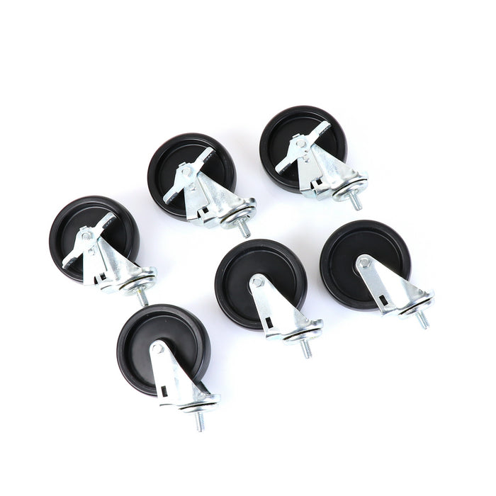 Castors, Set of 6, 5" Wheel Diameter(SKU - 830283)