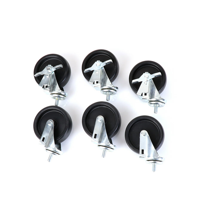 Castors, Set of 6, 5" Wheel Diameter(SKU - 830283)