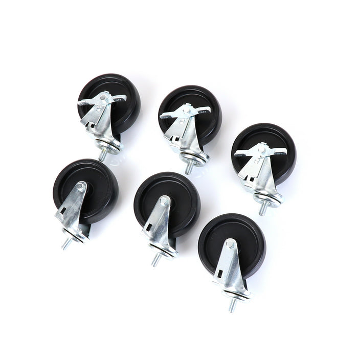Castors, Set of 6, 5" Wheel Diameter(SKU - 830283)