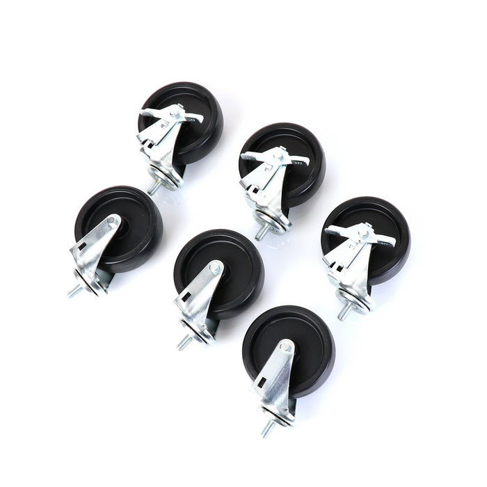 Castors, Set of 6, 5" Wheel Diameter(SKU - 830283)