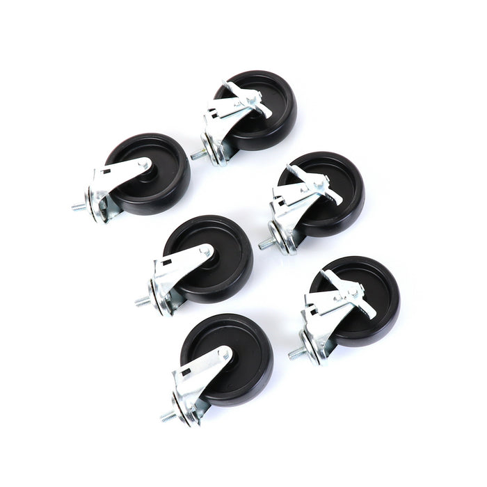 Castors, Set of 6, 5" Wheel Diameter(SKU - 830283)