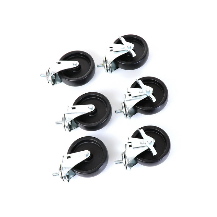 Castors, Set of 6, 5" Wheel Diameter(SKU - 830283)