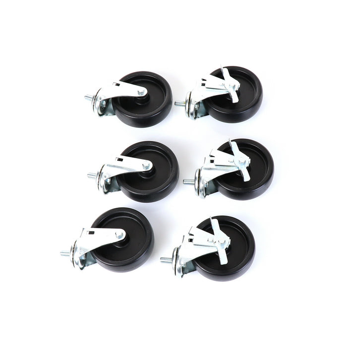 Castors, Set of 6, 5" Wheel Diameter(SKU - 830283)