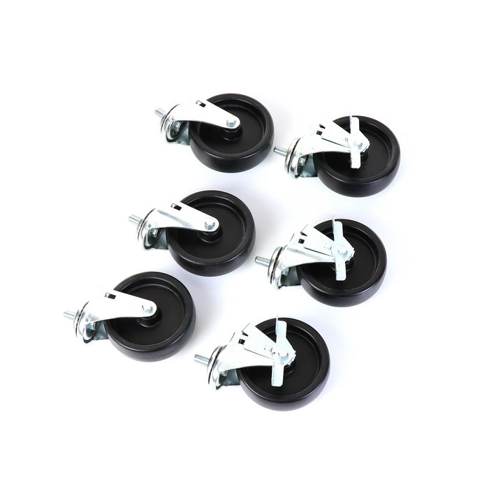 Castors, Set of 6, 5" Wheel Diameter(SKU - 830283)